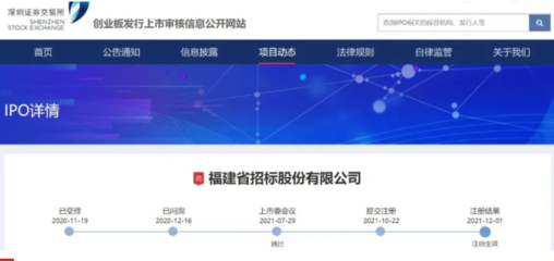 福建招標股份創業板IPO注冊獲批，網站設計與技術咨詢業務迎新發展